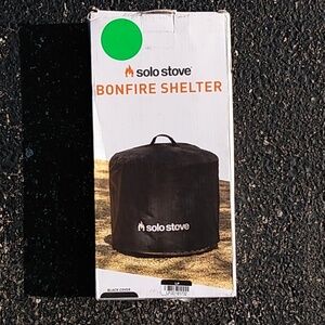Solo Stove Bonfire Shelter Black Protective Cover